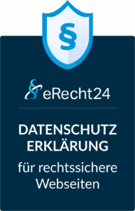 eRecht24 - Datenschutz Siegel